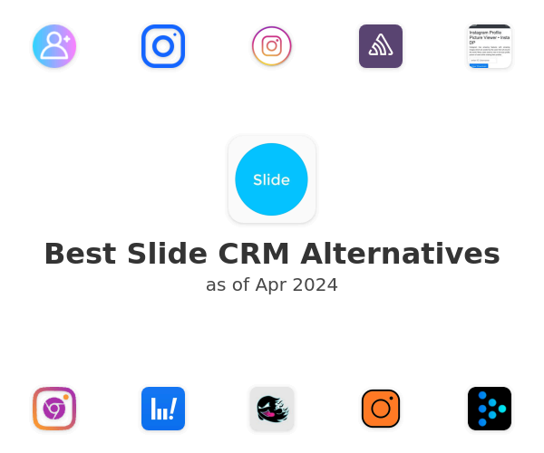 Best Slide CRM Alternatives