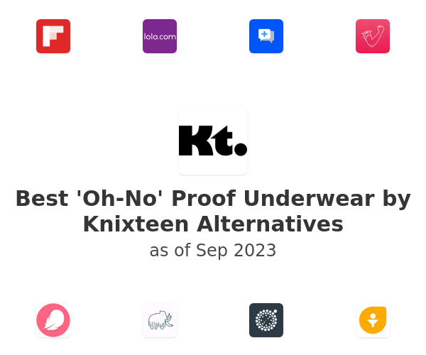 Best 'Oh-No' Proof Underwear by Knixteen Alternatives