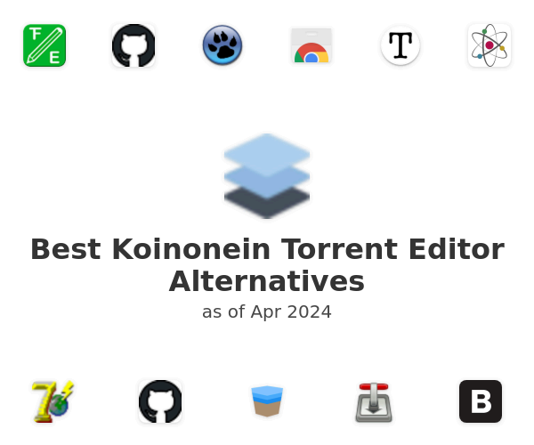Best Koinonein Torrent Editor Alternatives