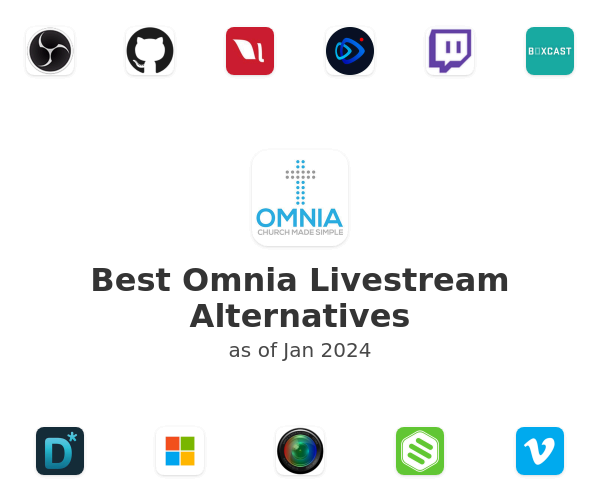 Best Omnia Livestream Alternatives