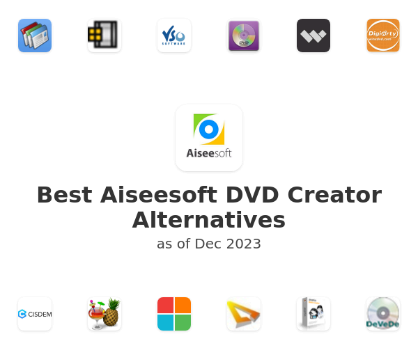 Best Aiseesoft DVD Creator Alternatives