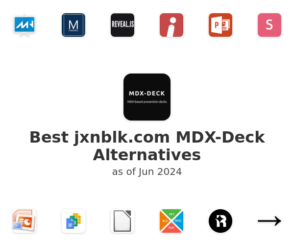 Best jxnblk.com MDX-Deck Alternatives