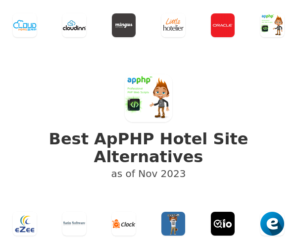 Best ApPHP Hotel Site Alternatives