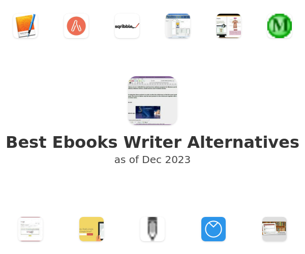 Best Ebooks Writer Alternatives