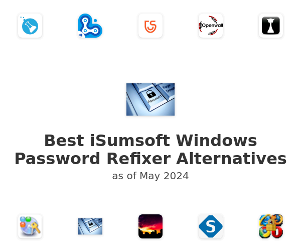 Best iSumsoft Windows Password Refixer Alternatives
