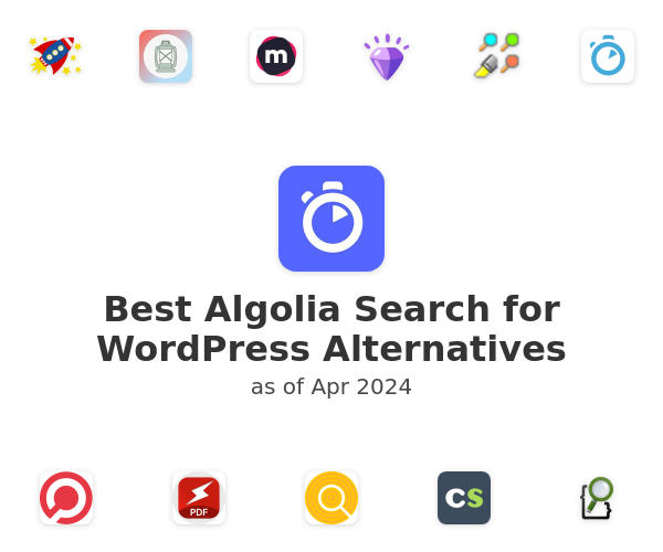 Best Algolia Search for WordPress Alternatives