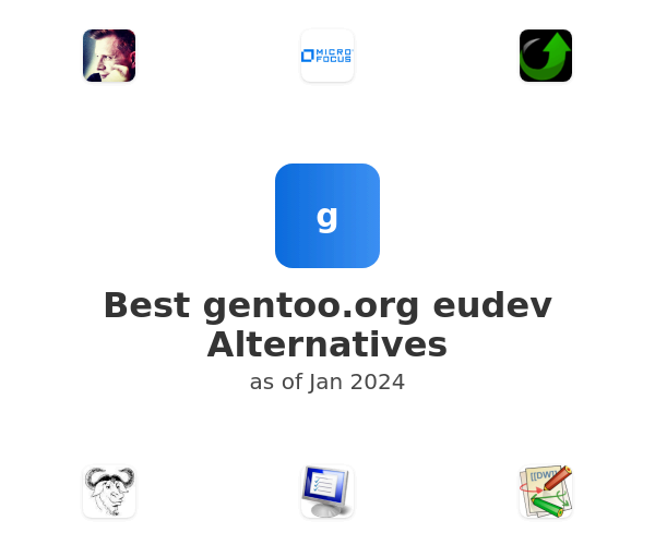 Best gentoo.org eudev Alternatives