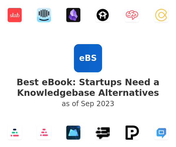 Best eBook: Startups Need a Knowledgebase Alternatives