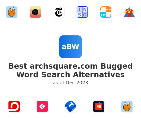 Best archsquare.com Bugged Word Search Alternatives