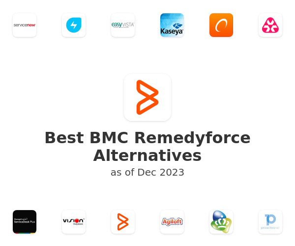 Best BMC Remedyforce Alternatives
