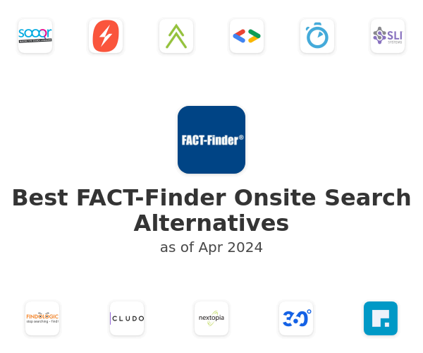 Best FACT-Finder Onsite Search Alternatives