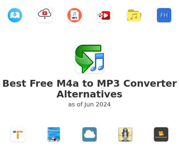 Best Free M4a to MP3 Converter Alternatives