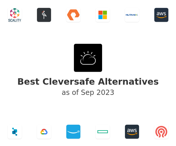 Best Cleversafe Alternatives