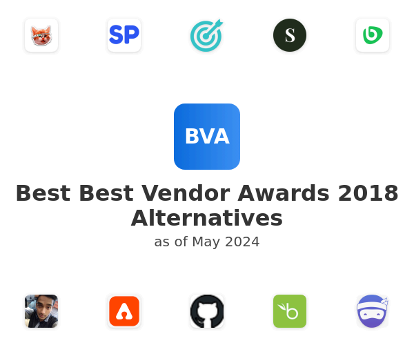 Best Best Vendor Awards 2018 Alternatives