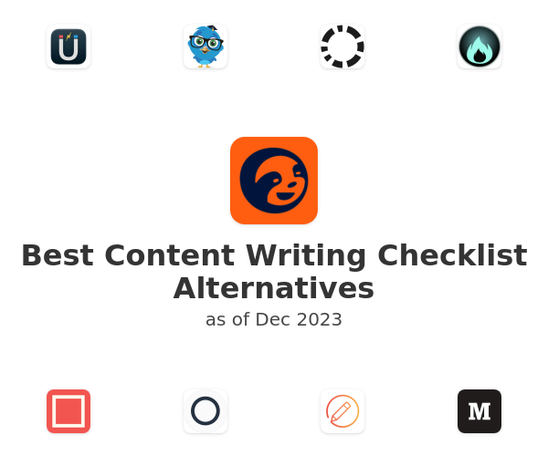 Best Content Writing Checklist Alternatives