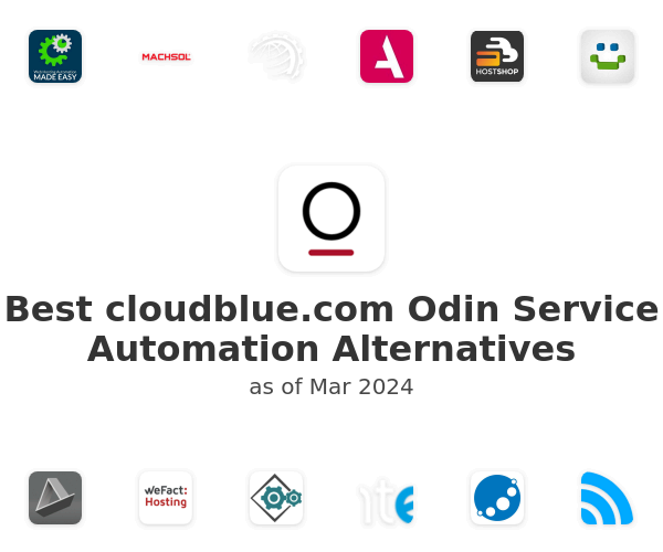 Best cloudblue.com Odin Service Automation Alternatives