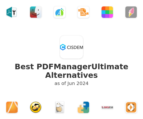 Best PDFManagerUltimate Alternatives