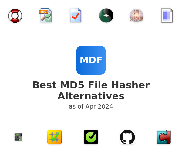 Best MD5 File Hasher Alternatives