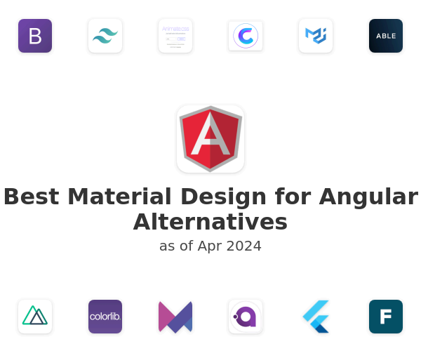 Best Material Design for Angular Alternatives