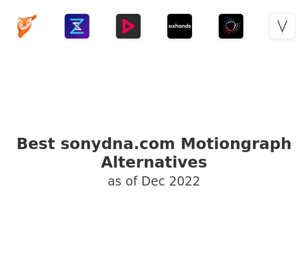 Best sonydna.com Motiongraph Alternatives