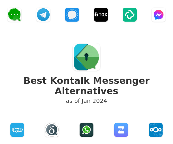 Best Kontalk Messenger Alternatives