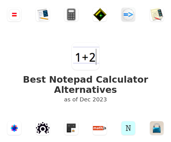 Best Notepad Calculator Alternatives