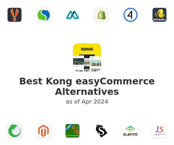 Best Kong easyCommerce Alternatives
