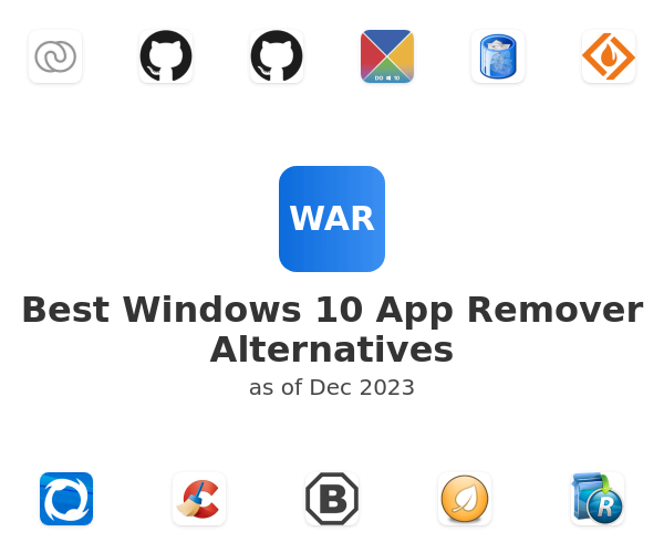 Best Windows 10 App Remover Alternatives