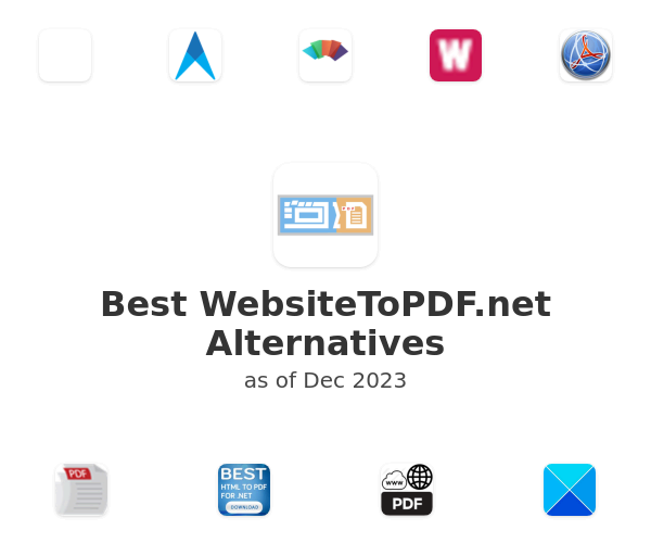 Best WebsiteToPDF.net Alternatives