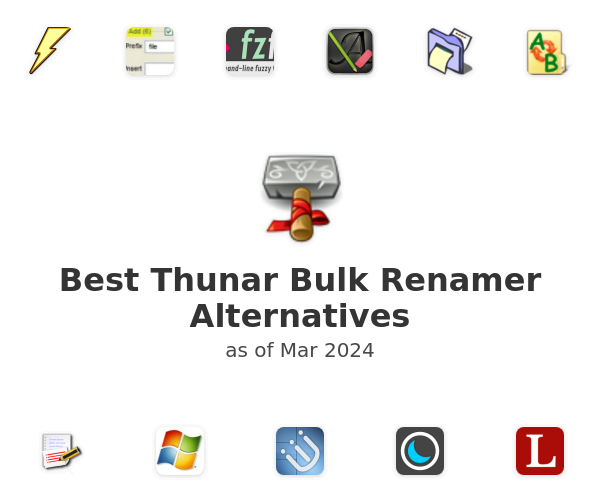 Best Thunar Bulk Renamer Alternatives