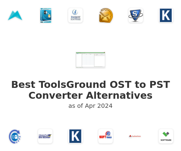 Best ToolsGround OST to PST Converter Alternatives