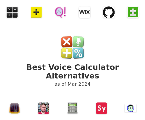 Best Voice Calculator Alternatives