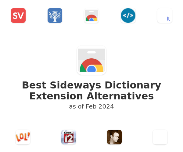 Best Sideways Dictionary Extension Alternatives
