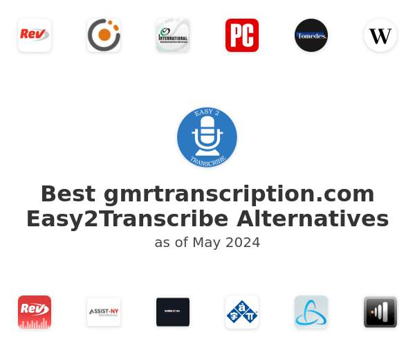 Best gmrtranscription.com Easy2Transcribe Alternatives