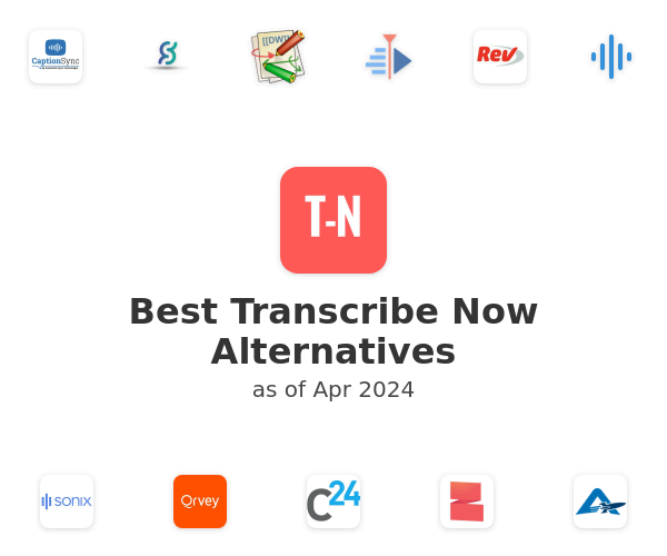 Best Transcribe Now Alternatives