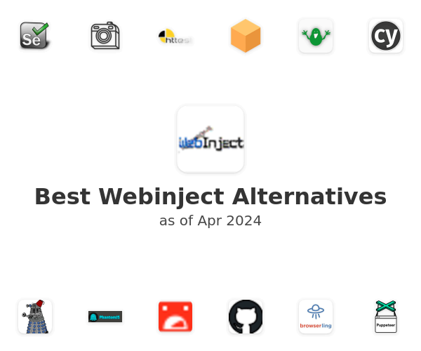 Best Webinject Alternatives