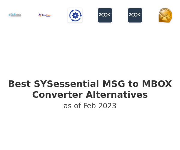 Best SYSessential MSG to MBOX Converter Alternatives
