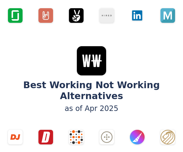 Best Working Not Working Alternatives