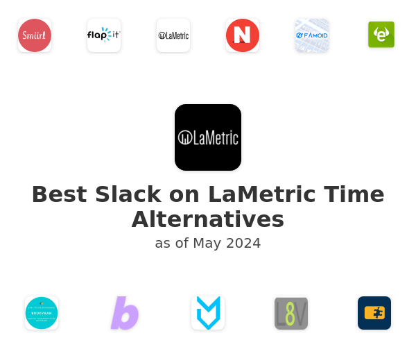 Best Slack on LaMetric Time Alternatives
