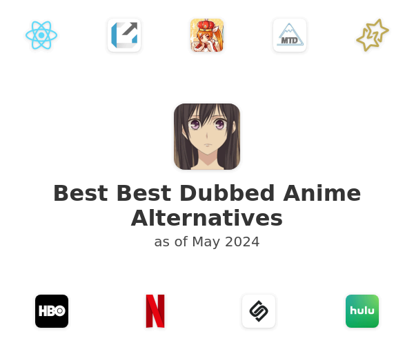 Best Best Dubbed Anime Alternatives