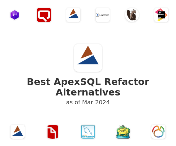 Best ApexSQL Refactor Alternatives