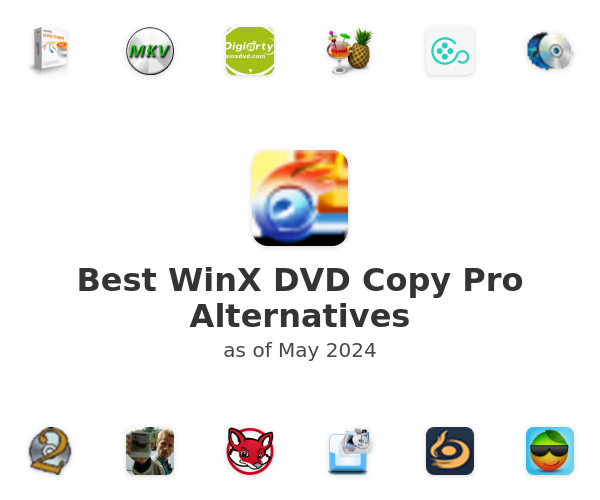 Best WinX DVD Copy Pro Alternatives