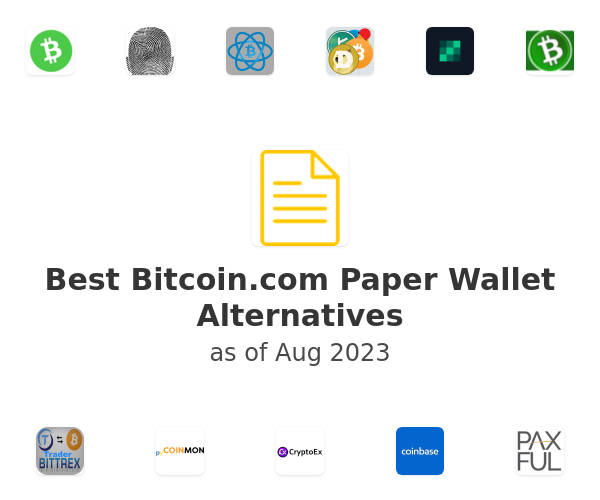 Best Bitcoin.com Paper Wallet Alternatives