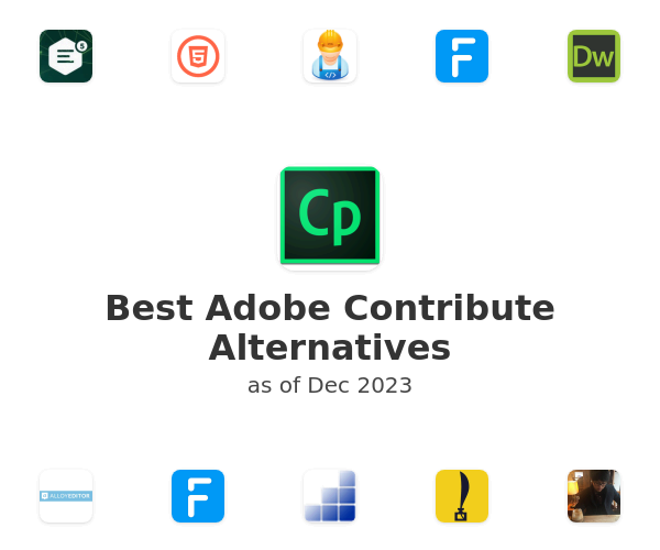 Best Adobe Contribute Alternatives