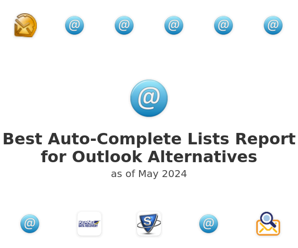 Best Auto-Complete Lists Report for Outlook Alternatives