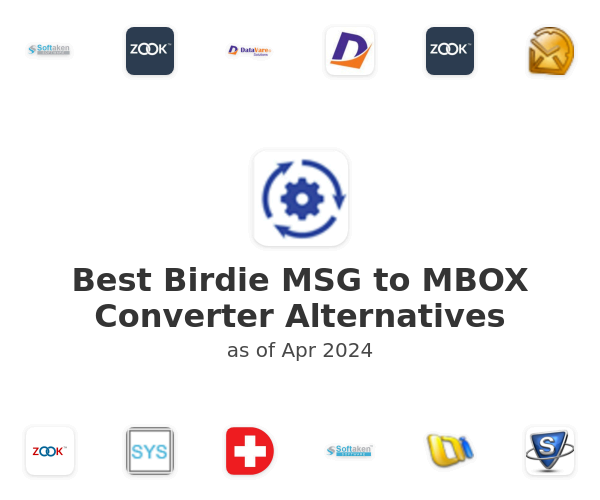 Best Birdie MSG to MBOX Converter Alternatives
