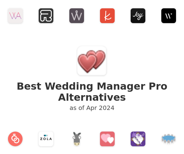 Best Wedding Manager Pro Alternatives