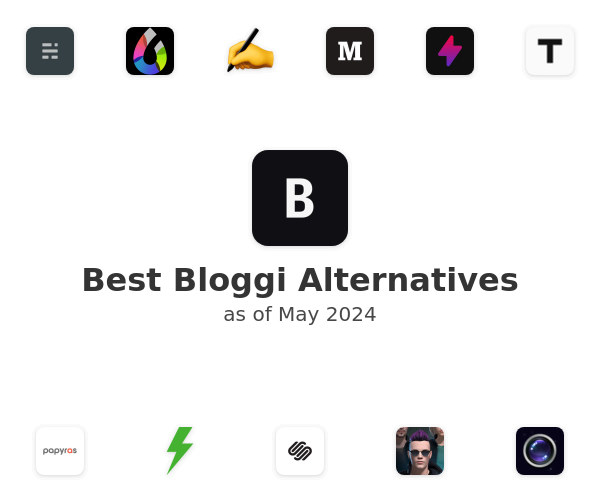 Best Bloggi Alternatives