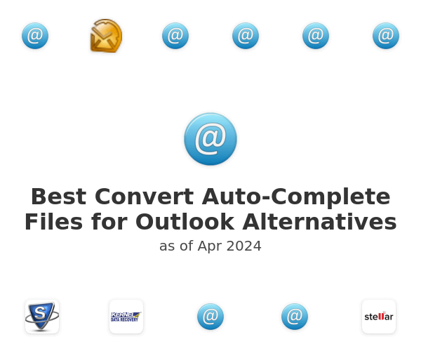 Best Convert Auto-Complete Files for Outlook Alternatives
