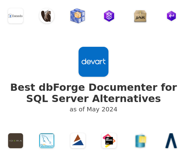 Best dbForge Documenter for SQL Server Alternatives
